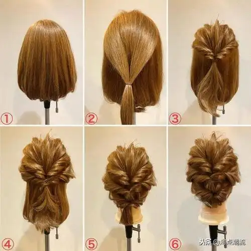 「知识」编头发的方法(按照这样的教程编头发)-偏关微生活