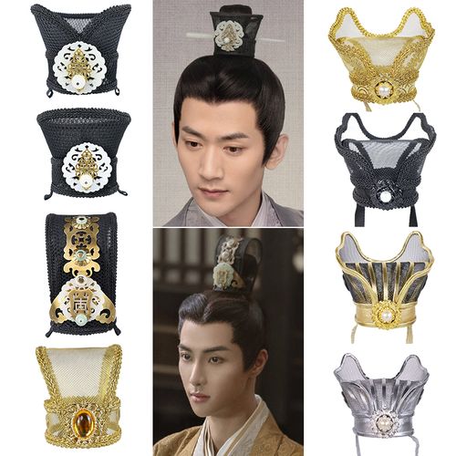 古装造型男子束发头冠古代将军公子少爷发饰古风汉服男头饰发冠