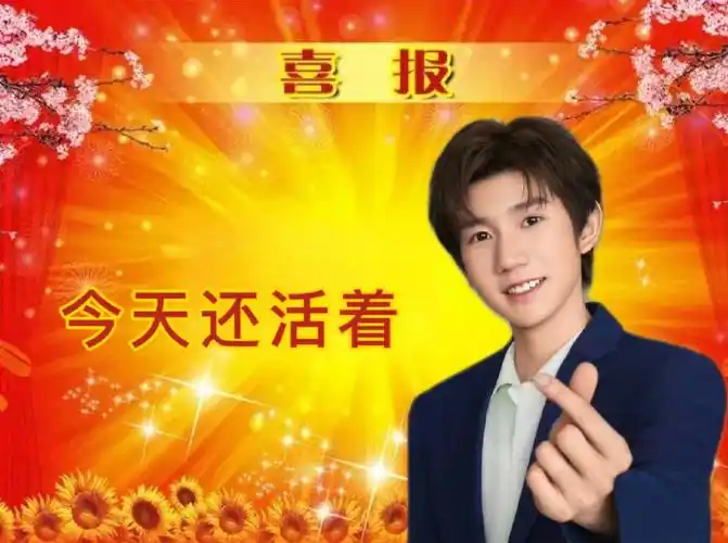 王源23岁且放青山远##明星出圈表情包