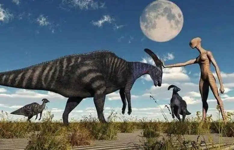 外星人与恐龙的冲突