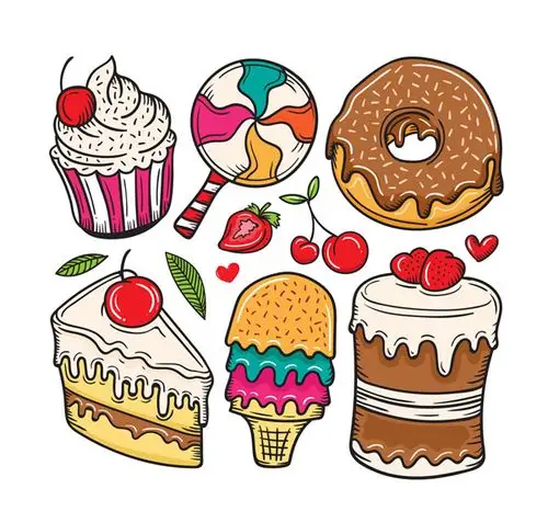 卡通甜点设计