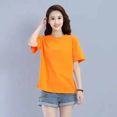 女装胖mm200斤上衣短袖t恤女宽松显瘦胖妹妹纯棉遮肚夏半袖大码
