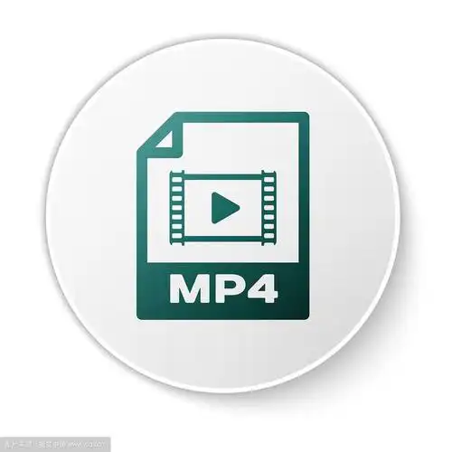 绿色的mp4文件文件图标下载mp4按钮