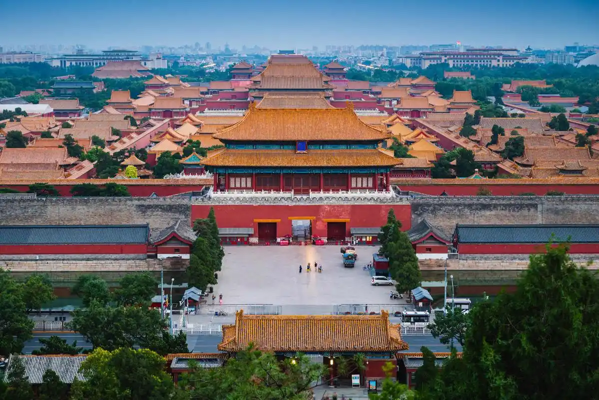 故宫鸟瞰图北京旅游景点故宫旅游中国北京故宫鸟瞰图北京旅游景点故宫