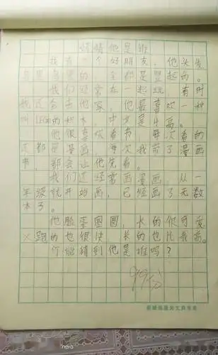 这篇二年级学生的作文我给100分