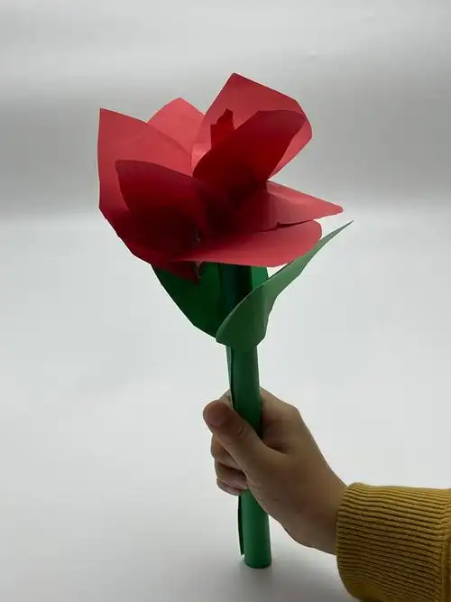 这是我做的手工玫瑰花