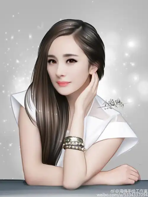 海绵手绘工作室明星杨幂