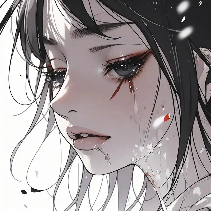 💦 泪滴如珠,女生哭泣头像 💔 有时候,泪水是心灵的洗礼,是情感的