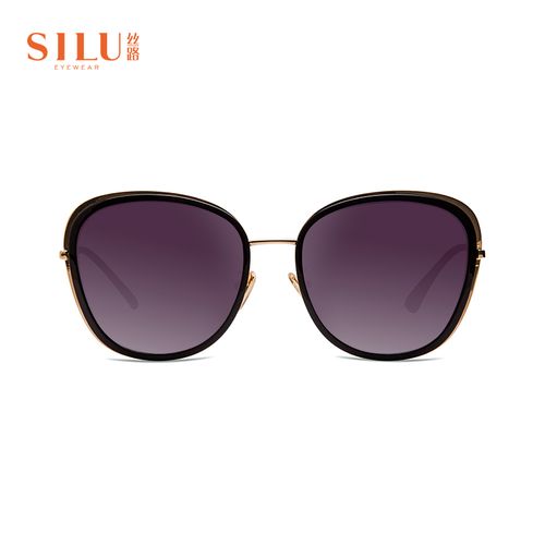 丝路太阳镜女新款女士墨镜百搭个性猫眼偏光眼镜防紫外线潮2021年