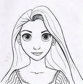 迪士尼乐佩公主简笔画