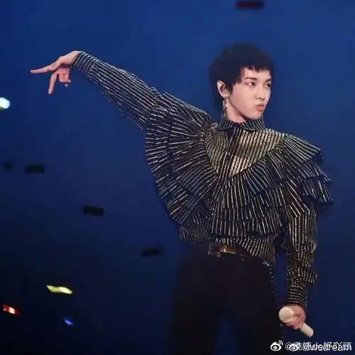 华晨宇2018鸟巢演唱会黑莲花壳图集