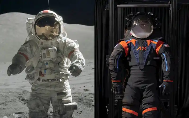 美国重返月球用的月面宇航服照片首度公开