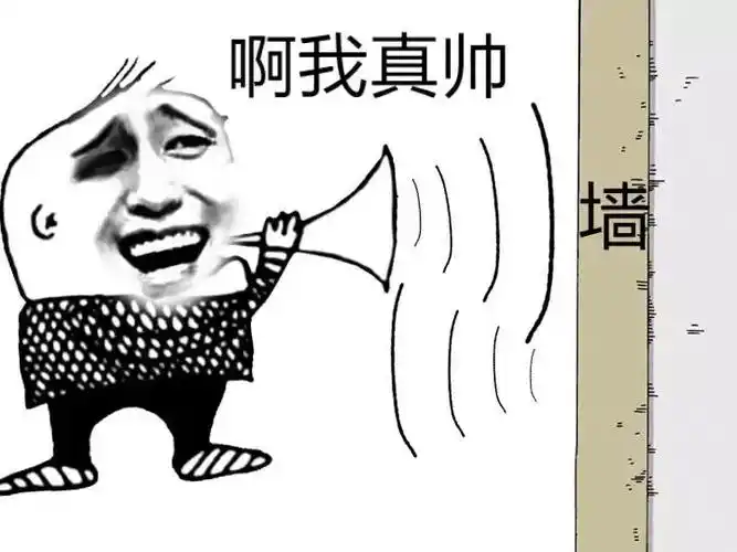 啊我真帅墙表情包素材聊天图片表情