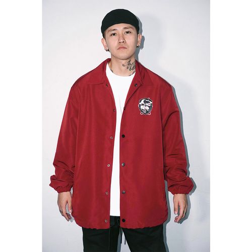 蜜丘琳hiphop嘻哈四大元素冲锋衣外套 街舞bboy美式教练夹克外套