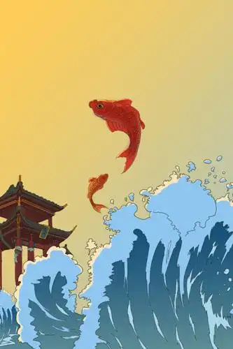 鲤鱼跳龙门的传说