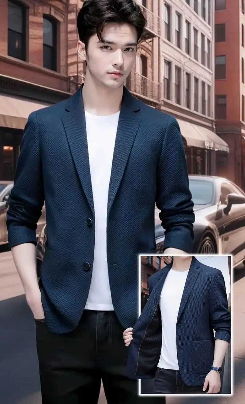 92.这是一款男士高档休闲西装 - 抖音