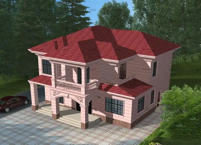 欧式二层别墅设计图效果图
