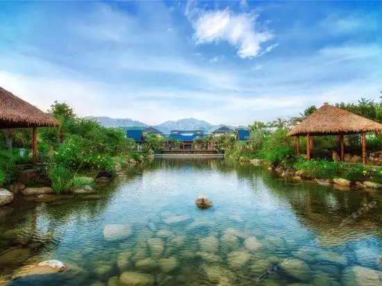 特色养生温泉,汕尾水底山温泉庄园 双人无限次温泉门票【粤东极大的