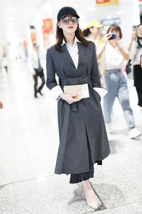 刘诗诗机场街拍.