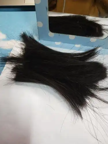 我刚刚自己剪了头发!