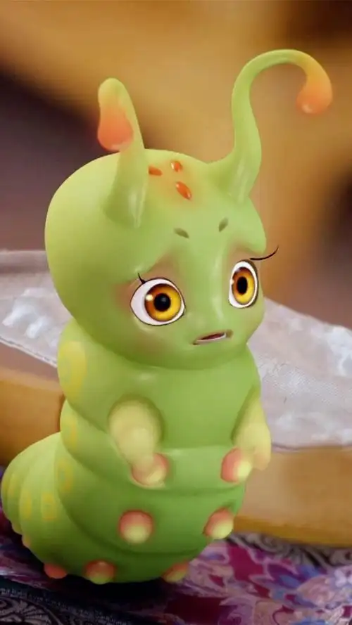 花千骨剧照骨头娘亲的可爱灵宠糖宝