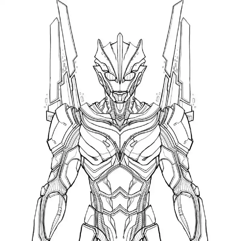 个人风格诺亚奥特曼sic改件设定图绘制中