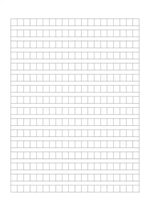 作文本格子a4尺寸