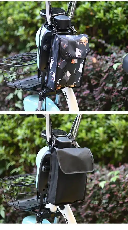 电动车挂包自行车包前挂包电动车储物收纳袋手机包电瓶车防水车把置物