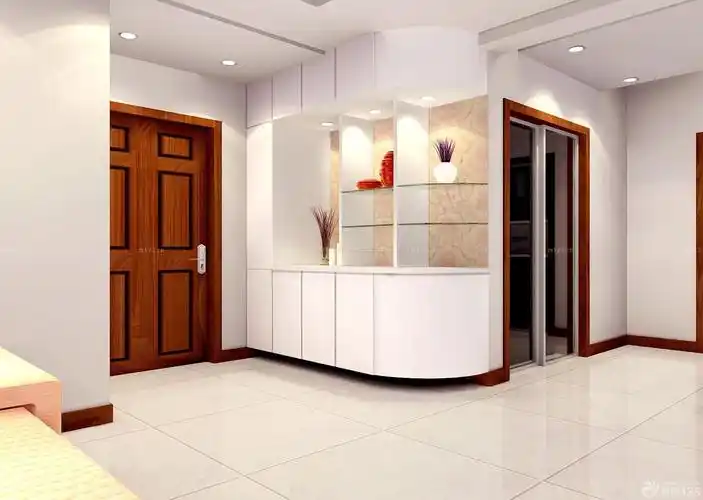 现代小户型家装客厅玄关效果图