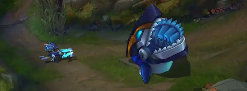 银河魔装菲兹小鱼人新机甲皮肤视频展示