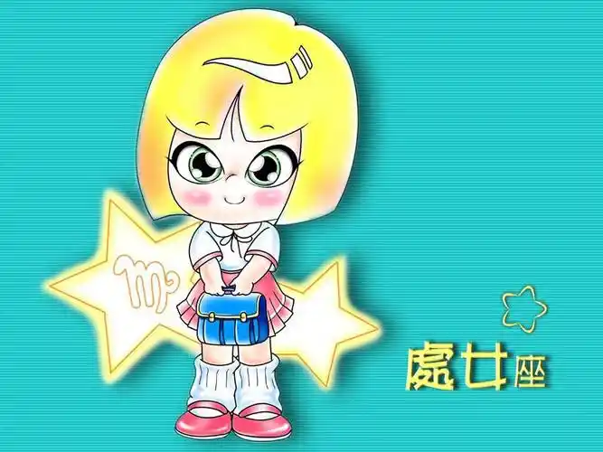 12星座q版可爱女生壁纸(组图)