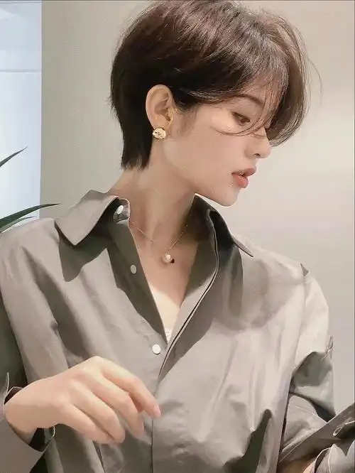 深圳造型#深圳剪刘海#深圳理发店@李凯cc韩系短发韩式帅气短发,女生也