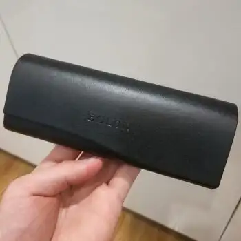 暴龙太阳镜盒暴龙眼镜盒ins女 原装翻盖太阳镜墨镜盒三角折叠防压镜盒