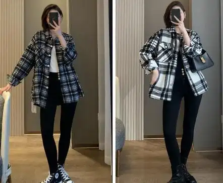 格子衣服怎么搭配裤子