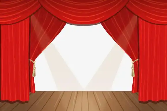 矢量舞台场景素材免费下载_觅元素