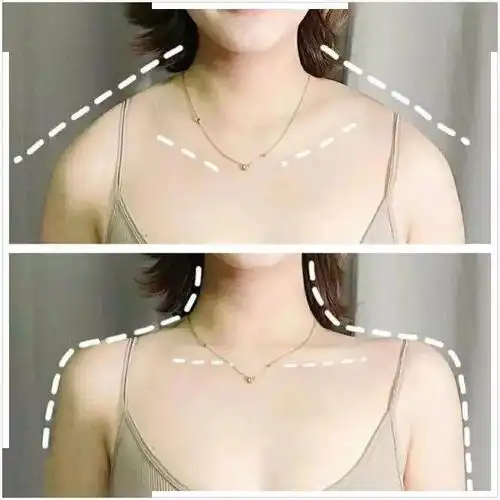 这一块拿捏的死死的天鹅颈直角肩一出圆肩驼背太无奈——男人腿练好