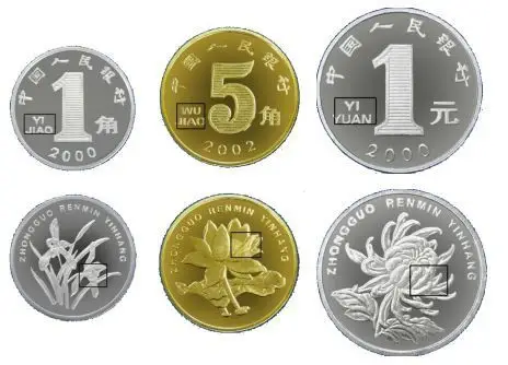 不宜流通人民币一硬币行业标准_币面