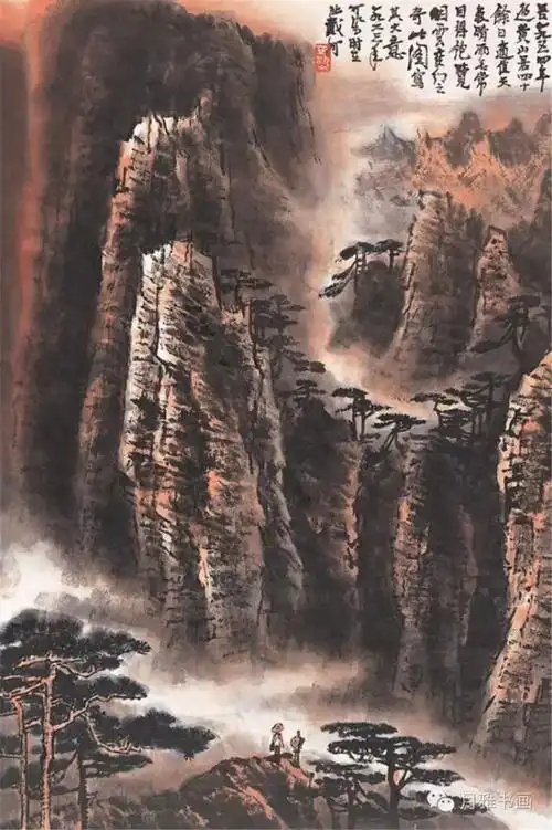 秋意渐浓我们看看李可染笔下的秋色图