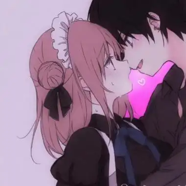 动漫情头污系一对高清超甜的污情头动漫情侣图片