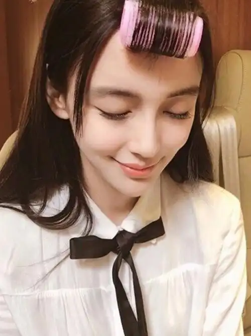 angelababy可盐可甜秘诀隐形刘海