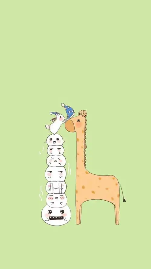 可爱卡通插画壁纸 萌萌的小可爱送给萌萌的你和我
