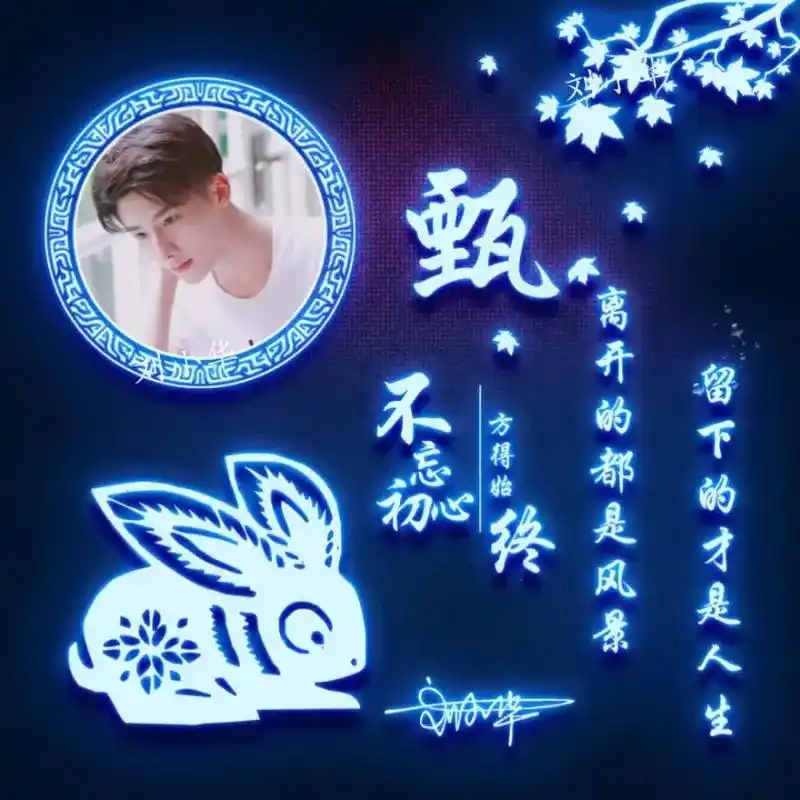 姓氏头像 #个性签名 #可替换文字照片 - 抖音