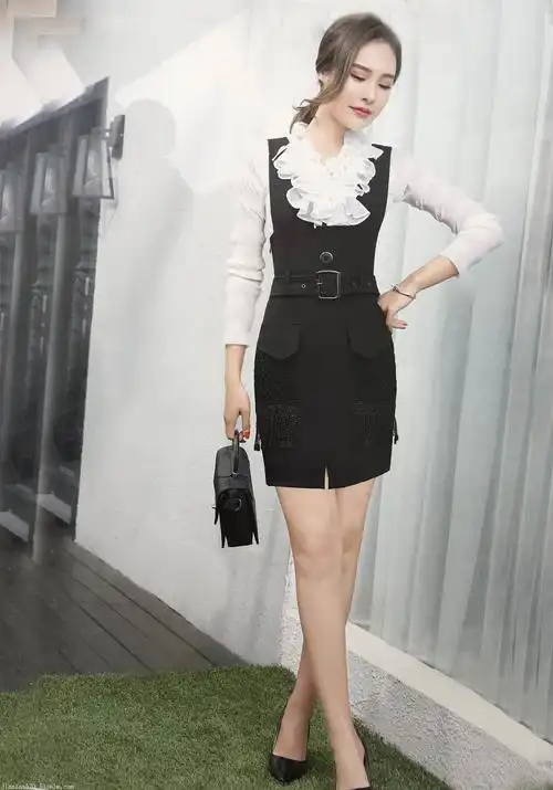 时尚秋冬白领套装折扣女装|专柜女装尾货|品牌库存服装批发图片_高清