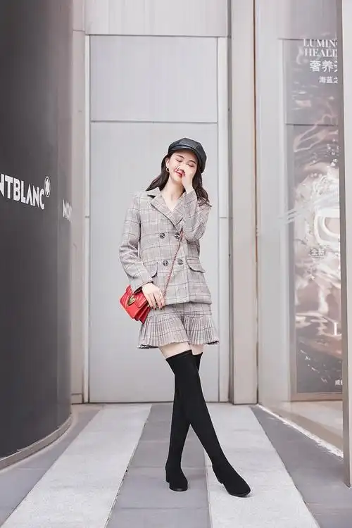 tiauny长靴女过膝靴2020秋款冬季大腿靴显瘦高筒靴不掉筒弹力瘦瘦靴a