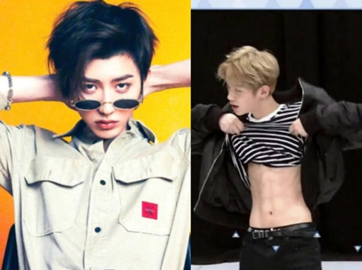 张新成腹肌,蔡徐坤腹肌,千玺腹肌,看到郑业成:又是上头的一天