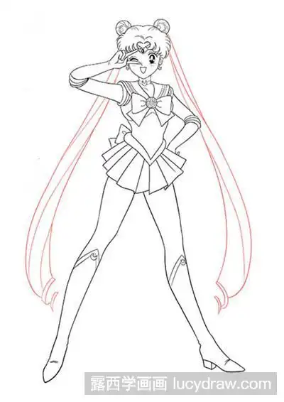 漫画教程:教你画月野兔