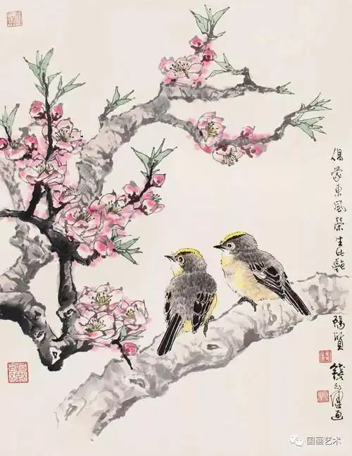 道法自然——钱行健花鸟册页欣赏(2)|花鸟画|写意|江寒汀|著名画家