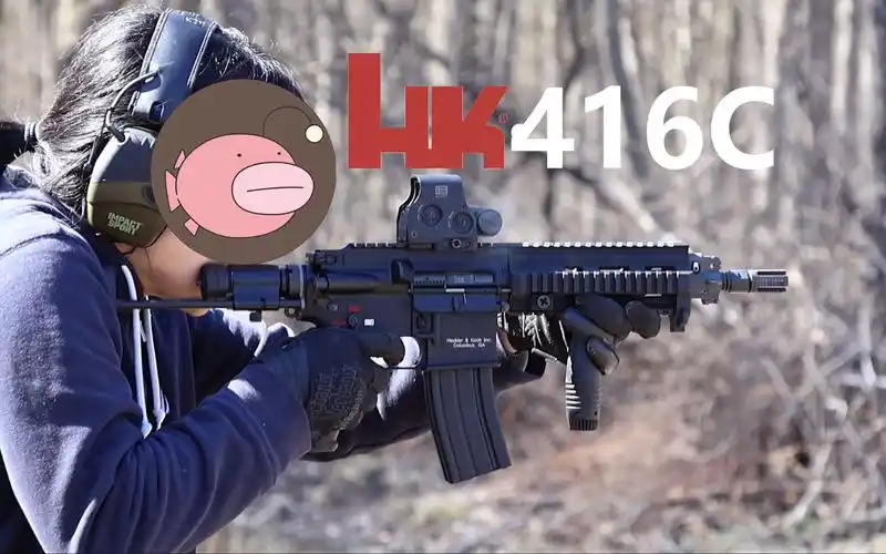 应该是全网第一把自组hk416c