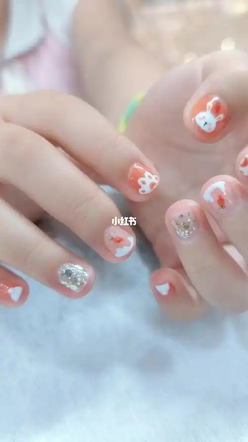 好可爱的儿童美甲