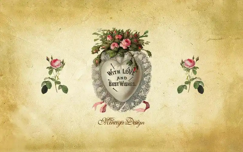 欧式小复古电脑桌面